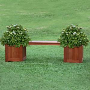 lot 78650 image: Furinno FG16011 Tioman Patio Furniture Hardwood Planter Box