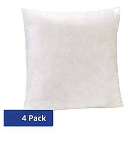 lot 78673 image: AmazonBasics Pillow Insert - 26-Inch Square, 4-Pack