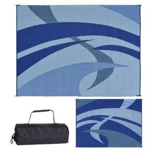 lot 78675 image: Reversible Mats 159123 BlackWhite 9x12 Swirl Pattern Mat