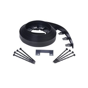 lot 78723 image: EasyFlex 2-inch Tall Wall No-Dig Landscape Edging - 30 ft., Black