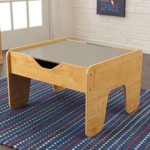 lot 78747 image: KidKraft Activity Play Table - Gray & Natural
