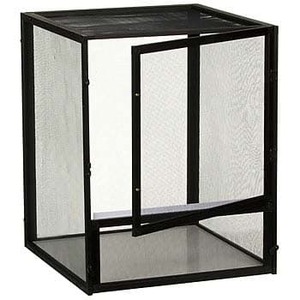 lot 78763 image: Zoo Med ReptiBreeze Open Air Screen Cage, Large, 18 x 18 x 36-Inches