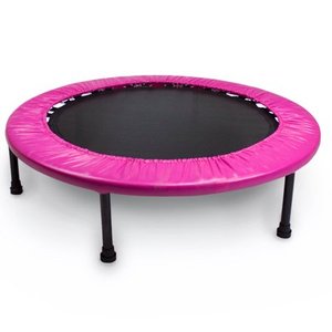 lot 78770 image: Crown Sporting Goods Mini Rebounder Trampoline, Pink, 38-Inch