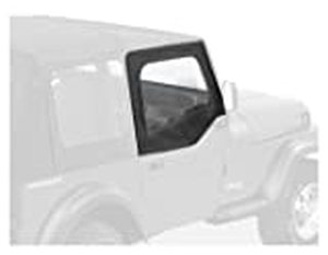 lot 78789 image: Bestop 53120-15 Black Denim Fabric Replacement Upper Door Skin Set for 88-95 Wrangler YJ