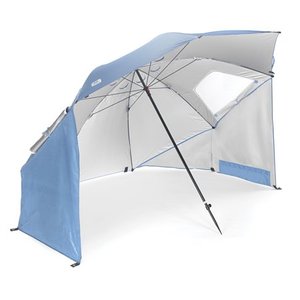 lot 78803 image: Sport-Brella XL Portable All-Weather and Sun Umbrella, Steel Blue