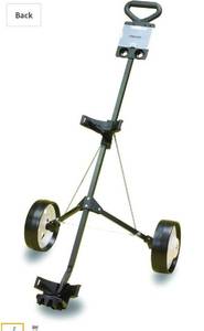 lot 78806 image: JEF WORLD OF GOLF- Deluxe Steel Push Cart