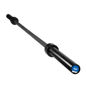 lot 78813 image: CAP Barbell Weightlifting 7-Foot Olympic Solid Power Squat Bar, Black