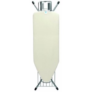 lot 73830 image: Brabantia Steam Rest Ironing Board with Linen Rack, C - Wide, Ecru