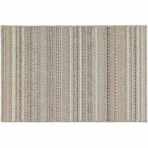 lot 73836 image: Garland Rug Carnival Area Rug, 5-Feet by 7-Feet, Random Earthtone Stripes