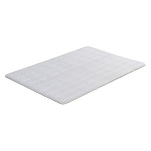 lot 73850 image: Signature Sleep Ultra Steel Bunkie Board, Premium Metal Frame Design with Cover, White, FULL SIZE