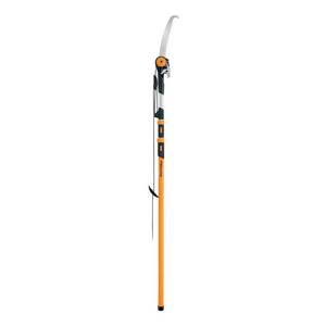 lot 73884 image: Fiskars Chain Drive 7��16 Foot Extendable Pole Saw & Pruner ,White (BROKEN)