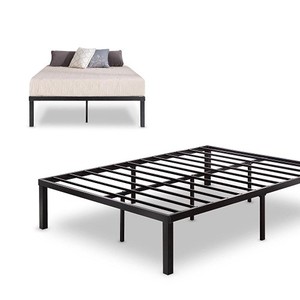 lot 73901 image: Zinus Luis Quick Lock 14 Inch Metal Platform Bed Frame- FULL