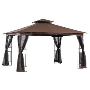 lot 73905 image: Sunjoy L-GZ798PST-E Regency II Gazebo with Mosquito Netting