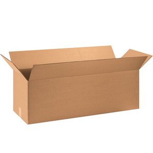 lot 73915 image: Aviditi 361212 Single-Wall Long Corrugated Box, 36 Length x 12 Width x 12 Height, Kraft (Bundle of 15) LOT OF 2