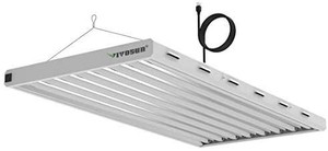 lot 73923 image: VIVOSUN 6500K 4FT T5 HO Fluorescent Grow Light Fixture for Indoor Plants, UL Listed High Output Fluorescent Tubes, 8 Lamps (White)
