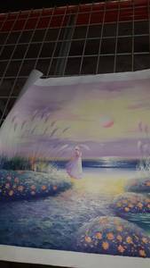 lot 73940 image: Canvas Wall Art ( Frame not included)