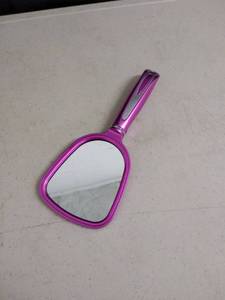 lot 6001 image: pink hand mirror