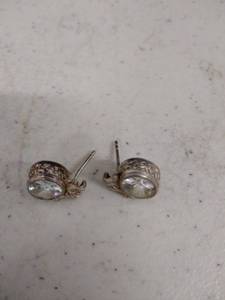 lot 6016 image: sterling silver earrings