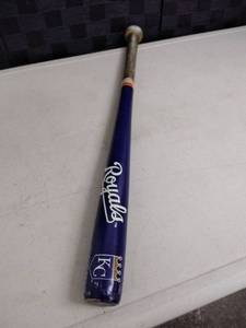 lot 6058 image: royals wooden bat