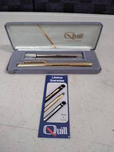 lot 6059 image: quill gold pen