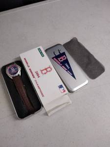 lot 6100 image: b 2004 world series champions watch