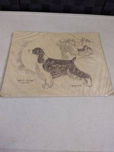 lot 6122 image: English dog picture drawing
