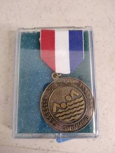 lot 6167 image: age group swimming ribbon