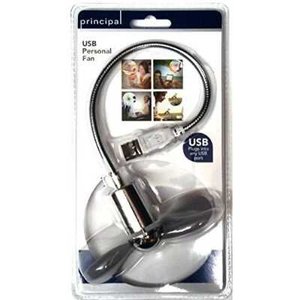 lot 6207 image: usb personal fan (black)