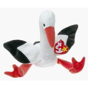 lot 6218 image: Ty Beanie Babies - Stilts the Stork