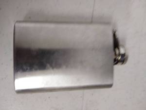 lot 6265 image: stainless steel whisky decanter