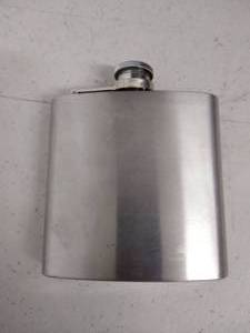 lot 6266 image: stainless steel whisky decanter