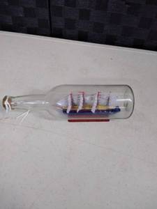 lot 6305 image: ship in a bottle