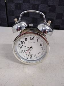 lot 6306 image: sterling & Noble clock