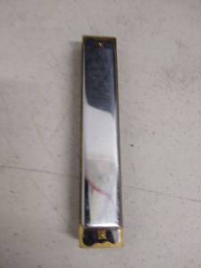 lot 6363 image: silver harmonica