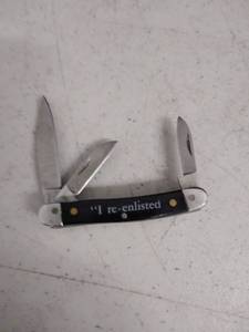 lot 6396 image: 125 arcom I reenlisted Pocket knife