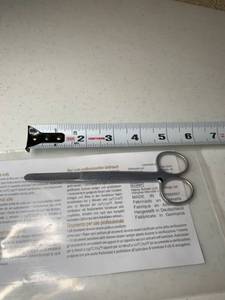 lot 5089 image: Henry Schein Maxima Standard Scissors Straight 5 34 Inch