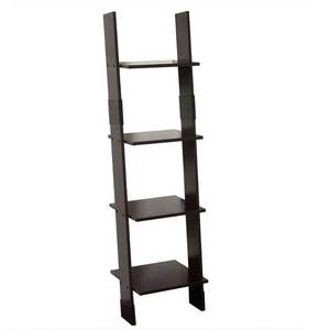 lot 6036 image: Zenna Home Ladder Style Bathroom Linen Tower, Espresso