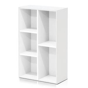 lot 6042 image: Furinno 5-Cube Open Shelf, White