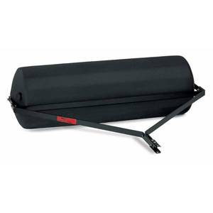 lot 6046 image: Brinly PRT-48SBH 485-Pound Tow Behind Poly Lawn Roller, 18 by 48-Inch