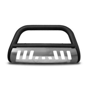lot 6053 image: Armordillo USA 7142961 Classic Bull Bar Fits 2004-2019 Ford F-150 - Matte Black WAluminum Skid Plate