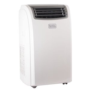 lot 6073 image: Black  Decker BPACT12HWT Portable Air Conditioner, 12,000 BTU with Heat, White