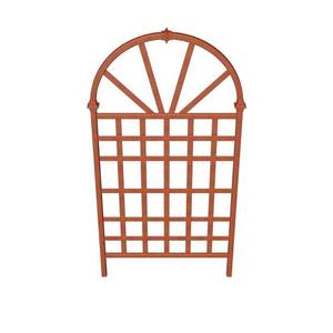 lot 7524 image: Savannah 77.25 Classic Composite Trellis - Brown