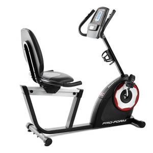 lot 7554 image: ProForm 235 CSX Recumbent Bike