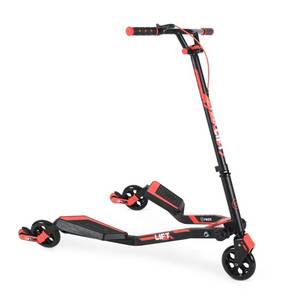 lot 8450 image: Yvolution Y Fliker Lift Red Swing Wiggle Scooter for Kids Age 7