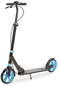 lot 8467 image: VIRO Rides Sport Runner Folding Kick Scooter BlackBlue - Amazon Exclusive