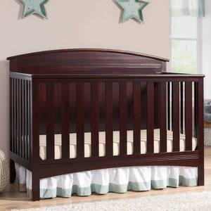 lot 9292 image: Delta Children Archer 4-in-1 Standard Full-Sized Crib - Dark Chocolate