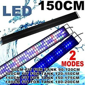 lot 9303 image: KZKR Upgraded Aquarium Light LED Full Spectrum 60-72 inch Hood Lamp for Freshwater Marine Plant 150-180 cm Multi-Color Decorations Light