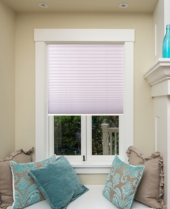lot 9314 image: Redi Shade Easy Lift Pleated Light Blocking Fabric Shade