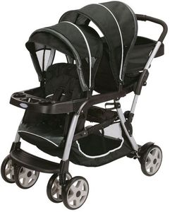 lot 9350 image: Graco Ready2Grow Click Connect Double Stroller - Gotham