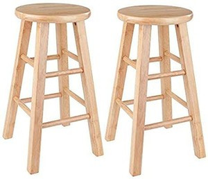 lot 9353 image: Winsome Wood Pacey Stool, 24, Natural